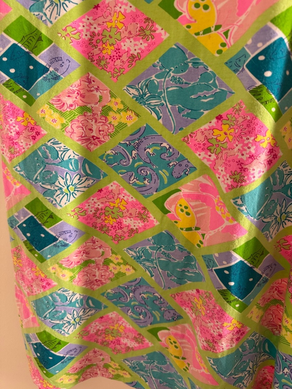 SALE LILLY PULITZER Vintage Sea Life Print Dress - Picture 3 of 5
